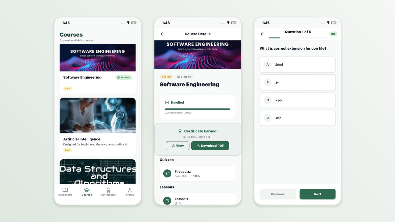 GrowSmart — screenshot