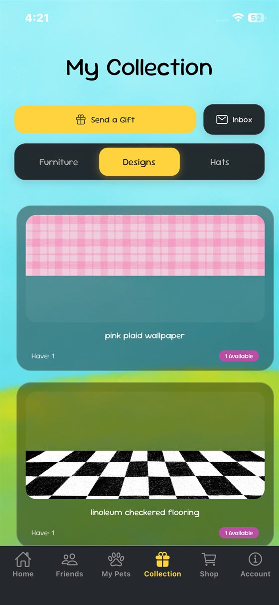 Wallpapers and floors re-skin any pet’s room.